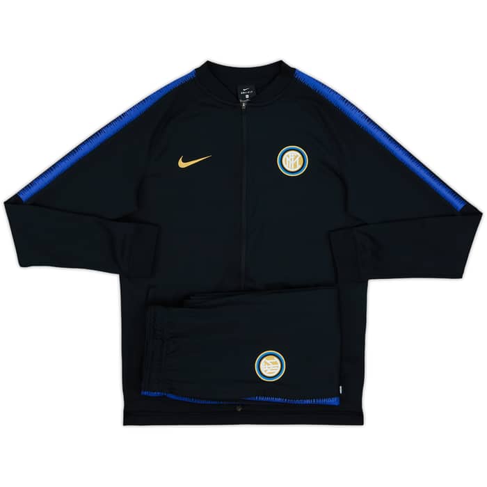2018-19 Inter Milan Nike Full Tracksuit - 10/10 - (XL.Boys)