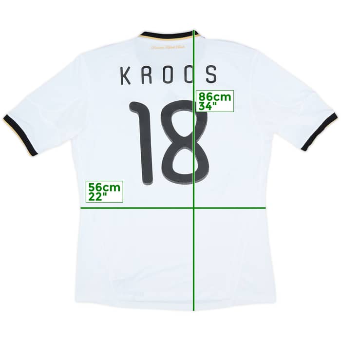 2010-11 Germany Home Shirt Kroos #18 - 9/10 - (XL)