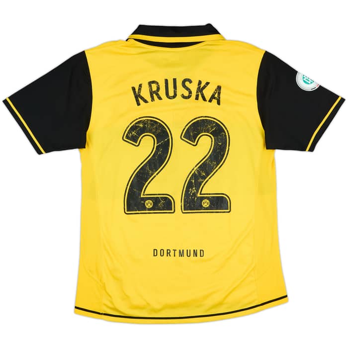 2007-08 Borussia Dortmund II Match Issue Home Shirt Kruska #22