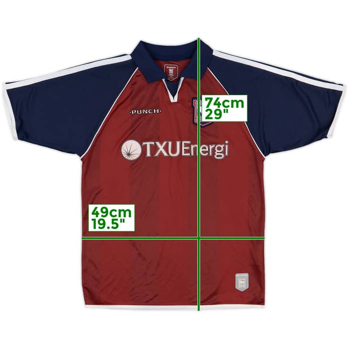 2002-04 Ipswich Away Shirt - 7/10 - (XL.Boys)