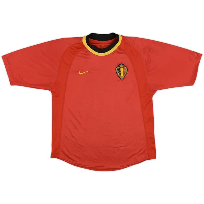2000-02 Belgium Home Shirt - 4/10 - (L.Boys)