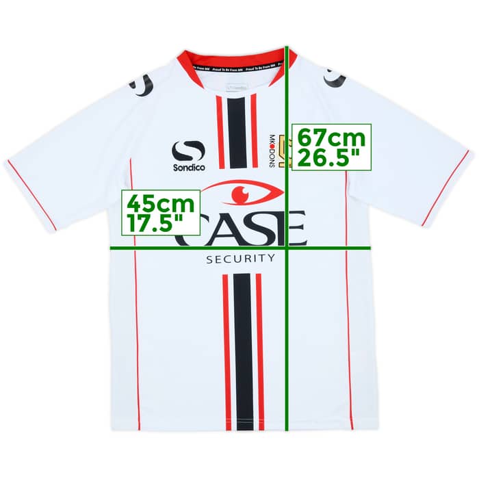 2013-14 MK Dons Home Shirt - 8/10 - (XL.Boys)