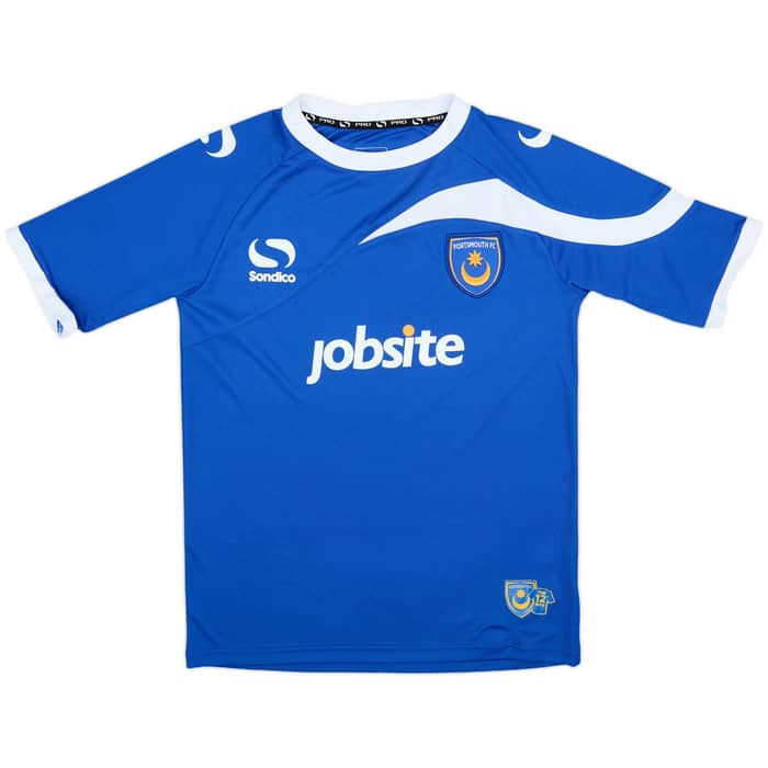 2013-14 Portsmouth Home Shirt - 9/10 - (XL.Boys)