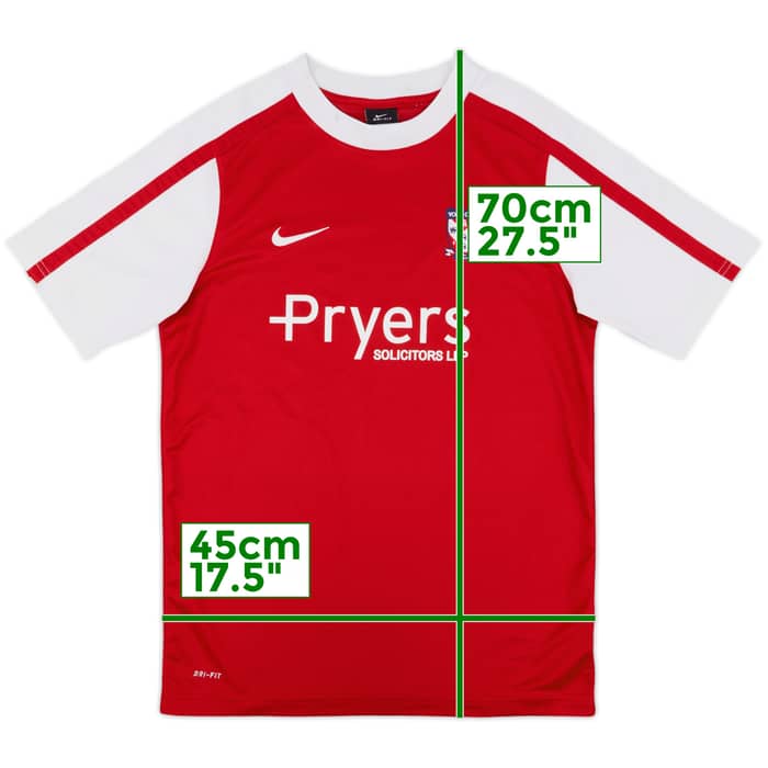 2010-11 York City Home Shirt - 7/10 - (XL.Boys)