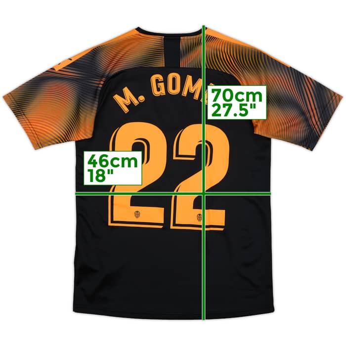 2019-20 Valencia Away Shirt M. Gomez #22 (S)