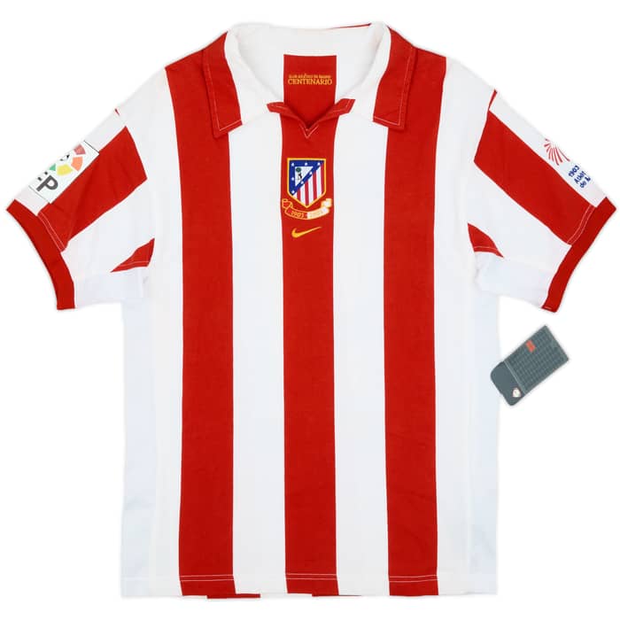 2003-04 Atletico Madrid Centenary Home Shirt F.Torres #9 (XL.Boys)