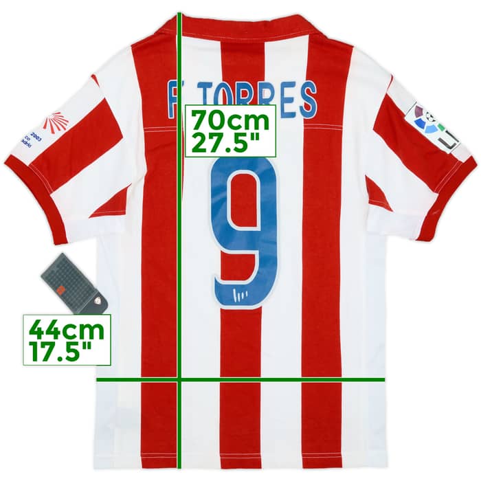 2003-04 Atletico Madrid Centenary Home Shirt F.Torres #9 (XL.Boys)
