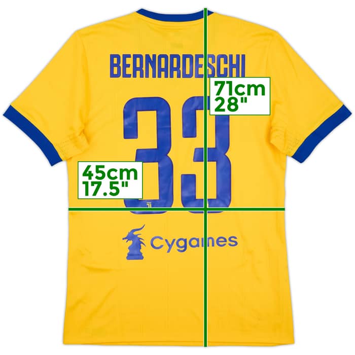 2017-18 Juventus Away Shirt Bernadeschi #33 (S)