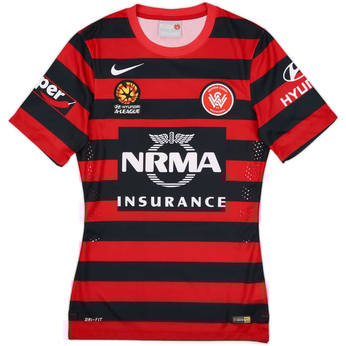 2014-15 Western Sydney Wanderers Authentic Home Shirt - 9/10 - (S)