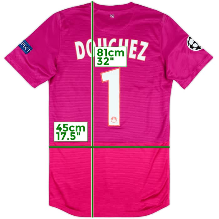 2012-13 Paris Saint-Germain Match Issue Champions League GK S/S Shirt Douchez #1