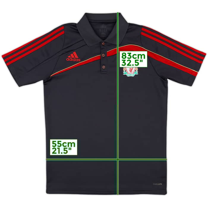 2009-10 Liverpool adidas Polo Shirt - 8/10 - (M)