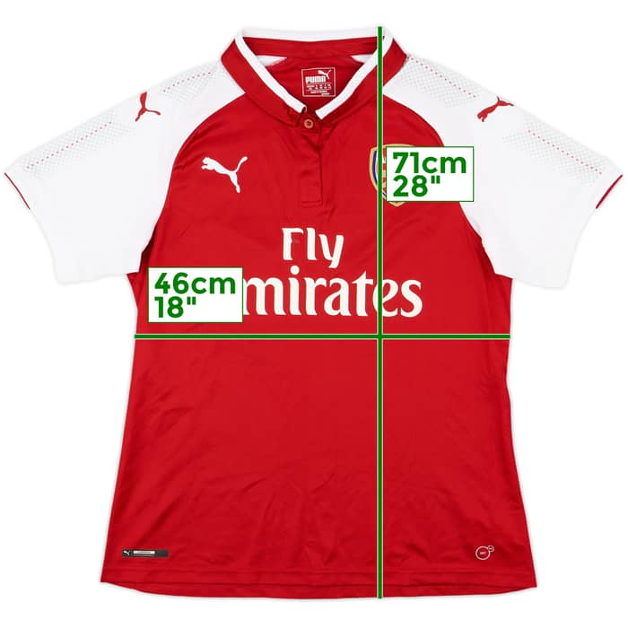 2017-18 Arsenal Home Shirt - 4/10 - (Women's L)