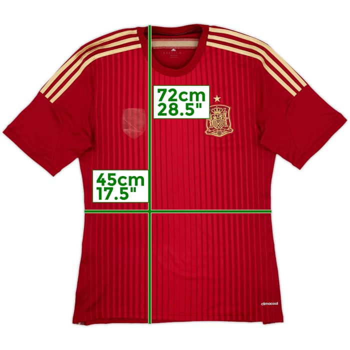 2013-15 Spain Home Shirt - 5/10 - (M)