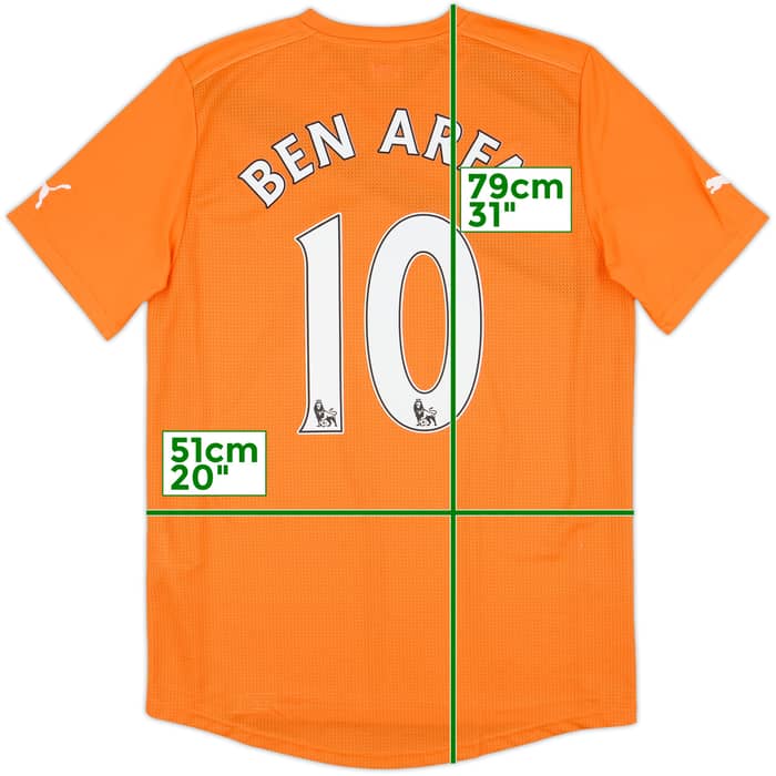 2011-12 Newcastle Away Shirt Ben Arfa #10 - 8/10 - (S)