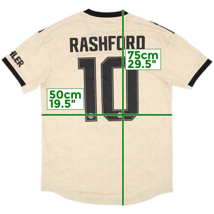 2019-20 Manchester United Away Shirt Rashford #10 - 8/10 - (M)