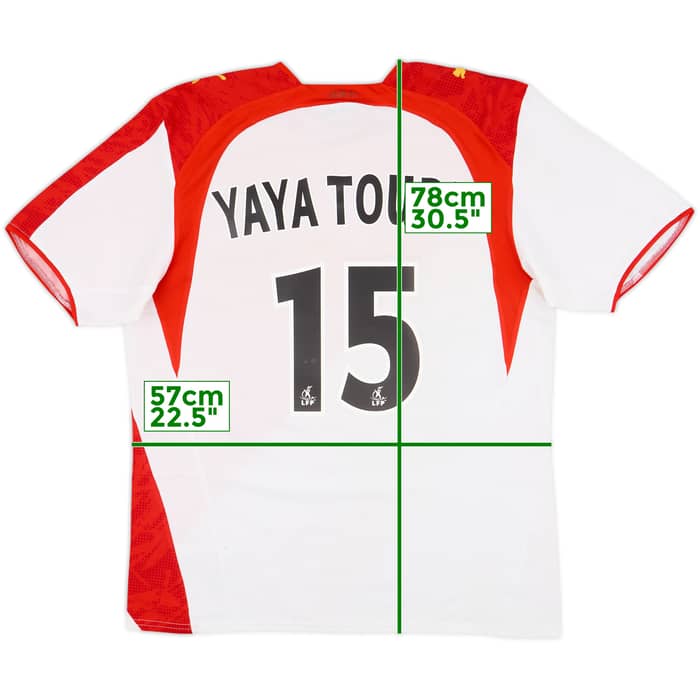 2006-07 Monaco Home Shirt Yaya Toure #15 - 7/10 - (L)