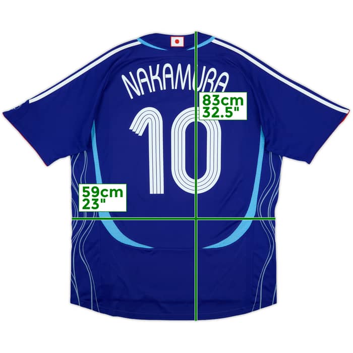 2006-08 Japan Home Shirt Nakamura #10 - 8/10 - (XL)