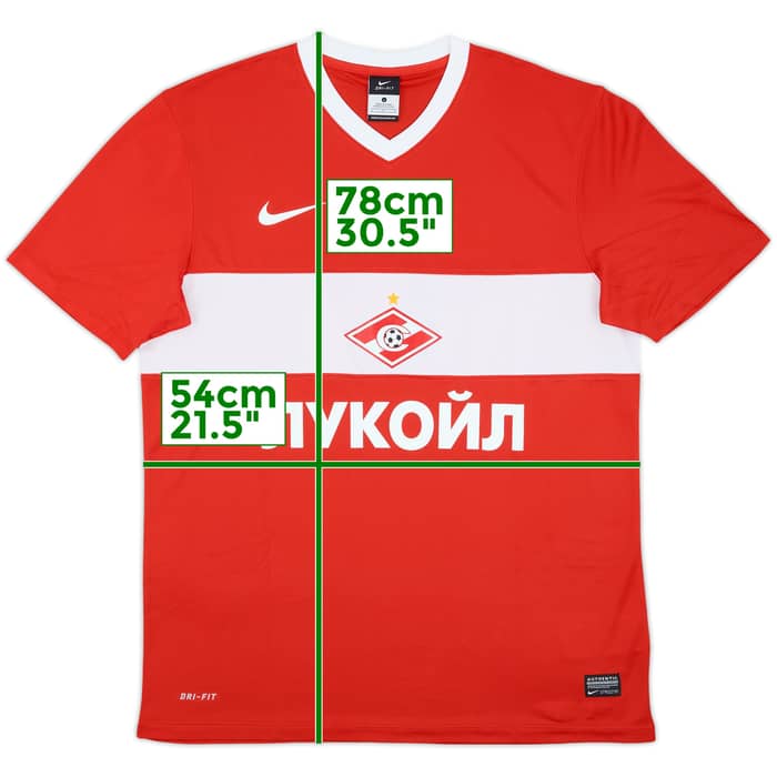 2011-12 Spartak Moscow Basic Home Shirt - 8/10 - (L)