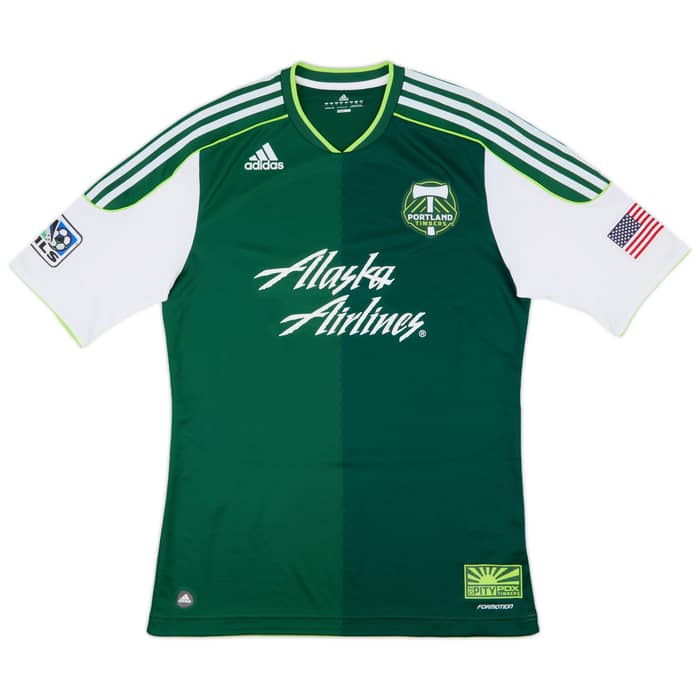 2011-12 Portland Timbers Authentic Home Shirt - 10/10 - (L)