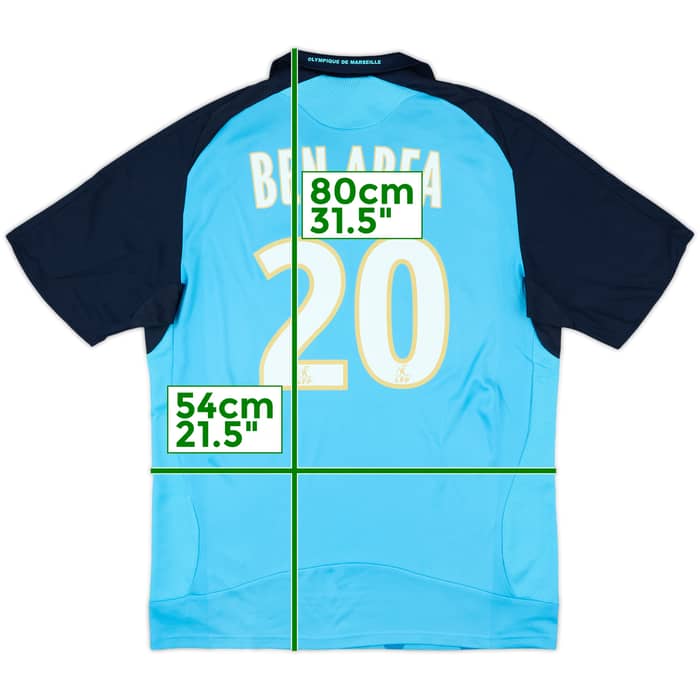 2008-09 Olympique Marseille Away Shirt Ben Arfa #20 - 8/10 - (L)