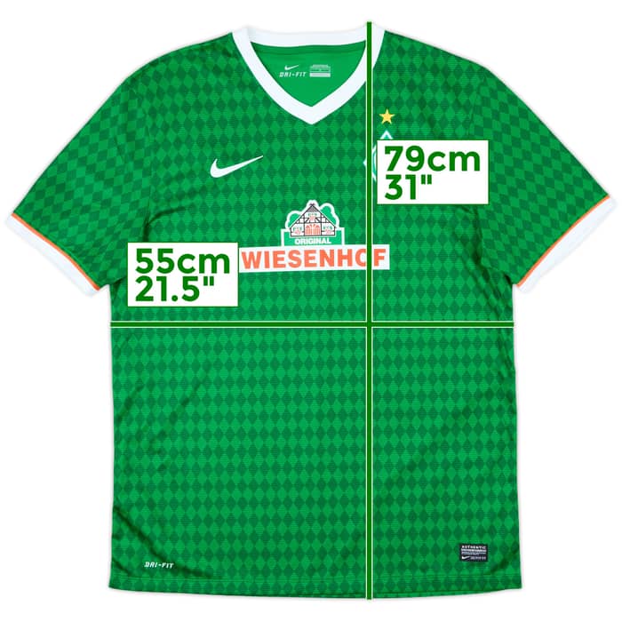 2013-14 Werder Bremen Home Shirt - 10/10 - (L)