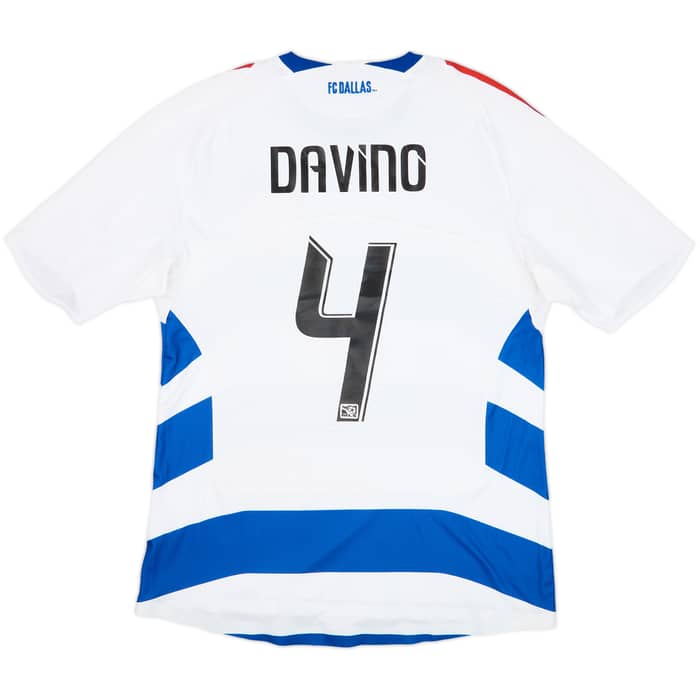 2008 FC Dallas Player Issue Away Shirt Davino #4 - 6/10 - (L)