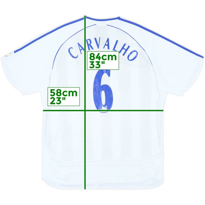 2006-07 Chelsea Away Shirt Carvalho #6 - 7/10 - (XL)