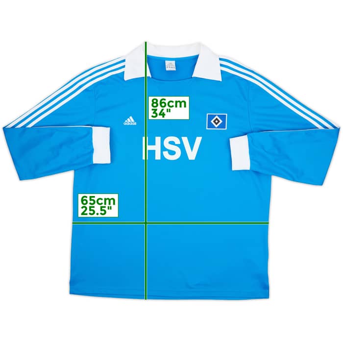 2008-09 Hamburg Retro '1980s' adidas L/S Shirt - 9/10 - (XXL)
