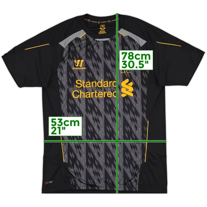 2013-14 Liverpool Warrior Training Shirt - 7/10 - (L)