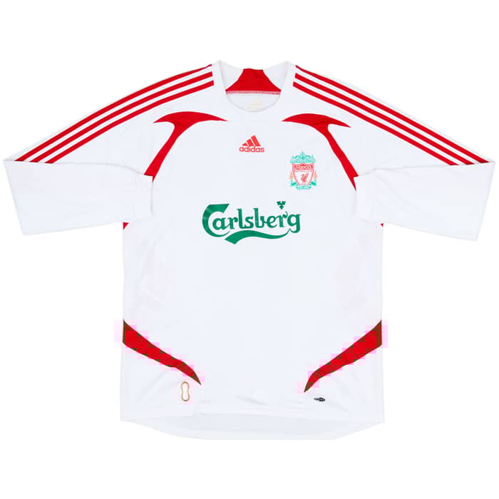 2007-08 Liverpool Away L/S Shirt Torres #9 - 8/10 - (L)