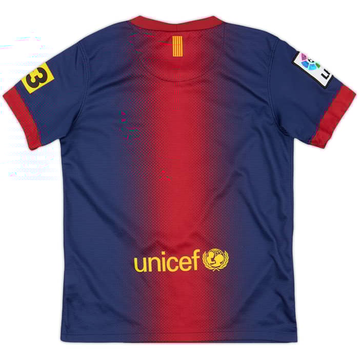 2012-13 Barcelona Home Shirt - 8/10 - (S.Boys)