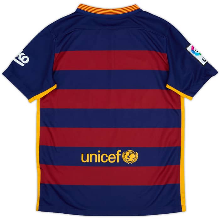 2015-16 Barcelona Home Shirt - 8/10 - (M.Boys)