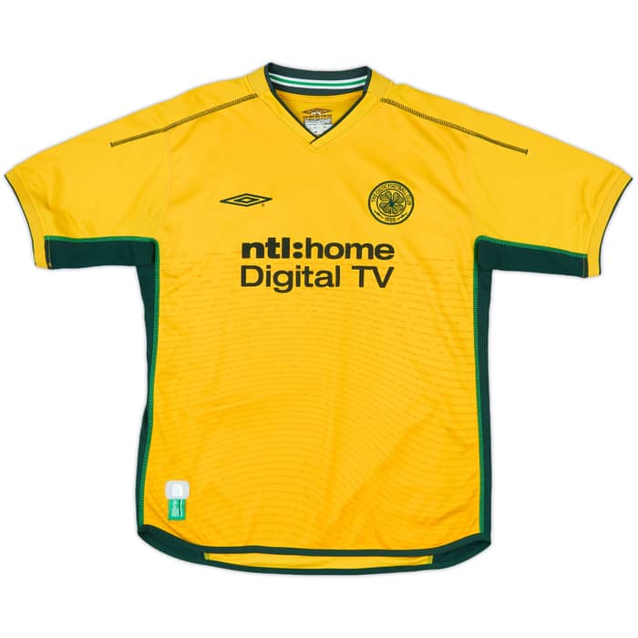 2002-03 Celtic Away Shirt Lambert #14 - 9/10 - (M)