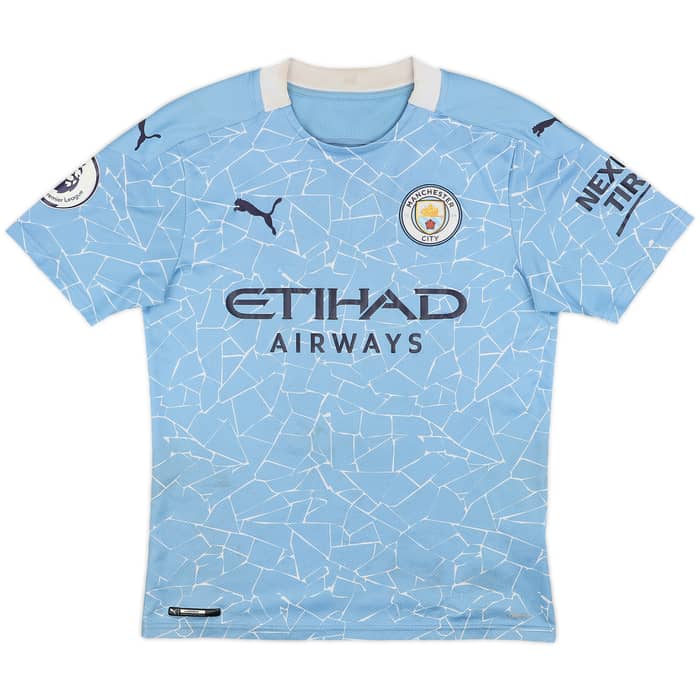 2020-21 Manchester City Home Shirt Foden #47 - 4/10 - (S)