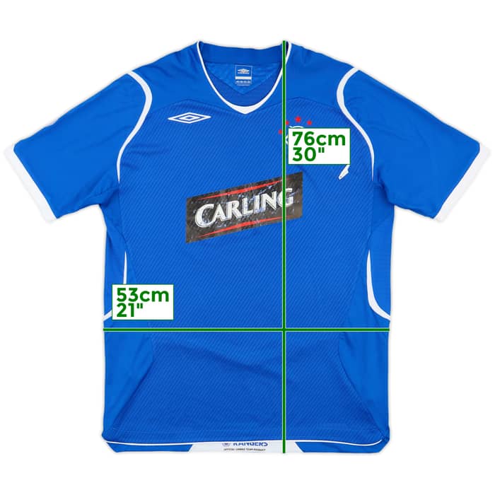 2008-09 Rangers Home Shirt - 5/10 - (L)