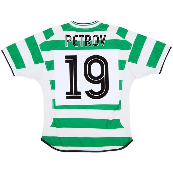 2001-03 Celtic Home Shirt Petrov #19 - 7/10 - (M)