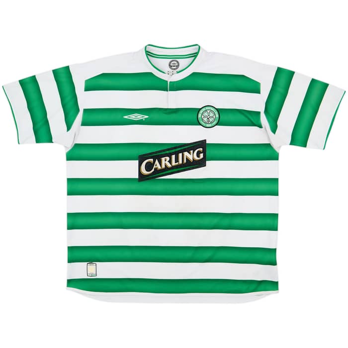 2003-04 Celtic Home Shirt Petrov #19 - 6/10 - (XXL)