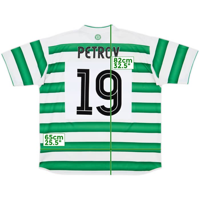 2003-04 Celtic Home Shirt Petrov #19 - 6/10 - (XXL)