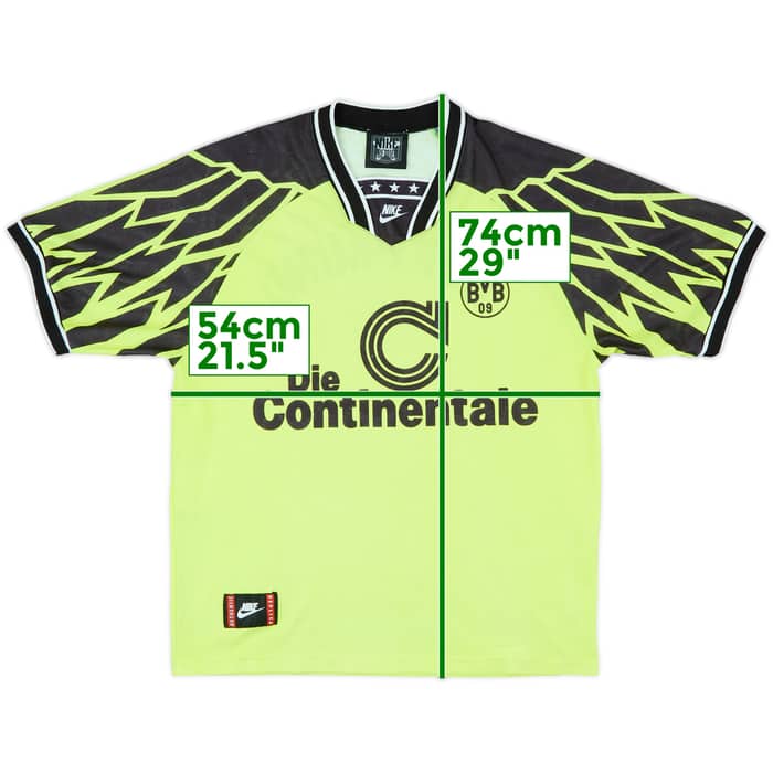 1994-95 Borussia Dortmund Home Shirt - 8/10 - (L)