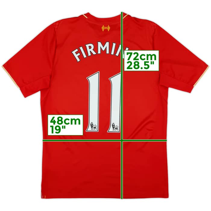 2015-16 Liverpool Home Shirt Firmino #11 - 7/10 - (S)
