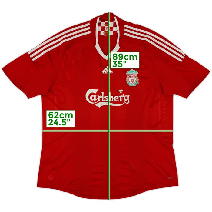 2008-10 Liverpool Home Shirt - 4/10 - (XXL)