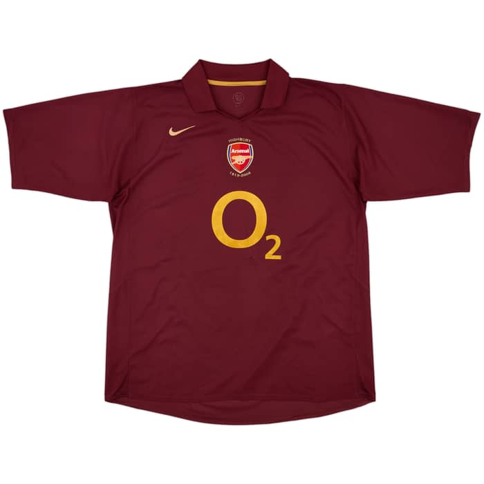 2005-06 Arsenal Home Shirt Henry #14 - 6/10 - (XXL)