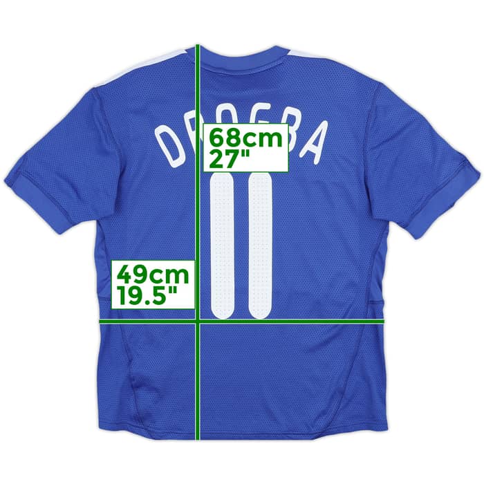 2009-10 Chelsea Home Shirt Drogba #11 - 5/10 - (M)