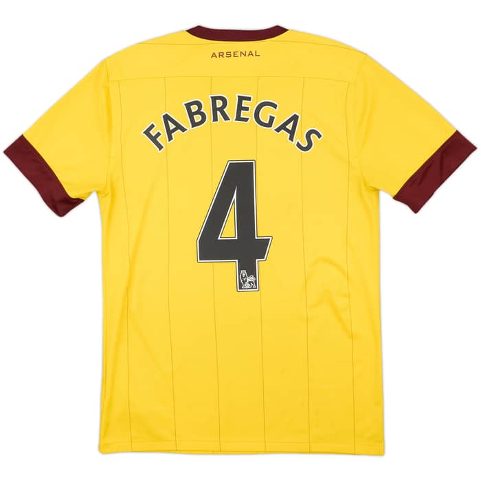 2010-13 Arsenal Away Shirt Fabregas #4 - 5/10 - (S)