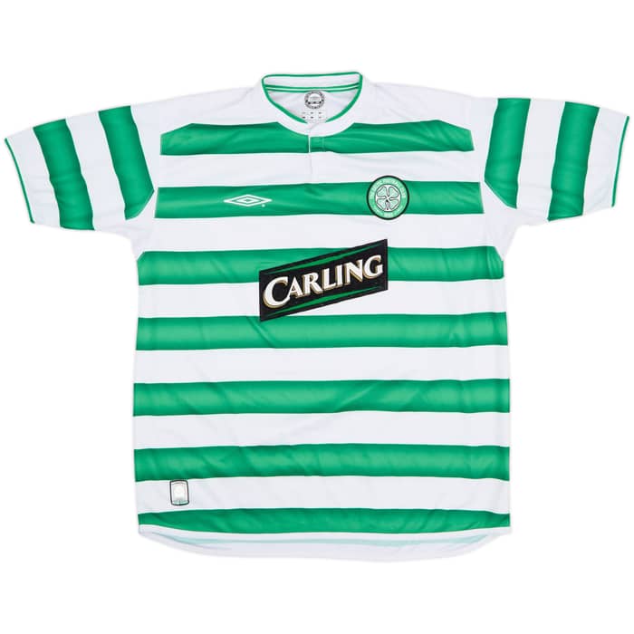 2003-04 Celtic Home Shirt Petrov #19 - 7/10 - (XL)