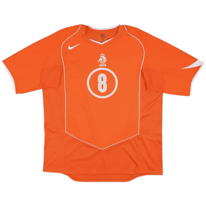 2004-06 Netherlands Home Shirt Davids #8 - 10/10 - (XXL)