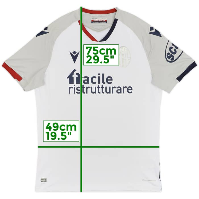 2020-21 Bologna Away Shirt - 10/10 - (L)