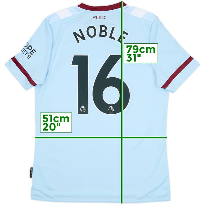 2021-22 West Ham Away Shirt Noble #16 - 10/10 - (L)