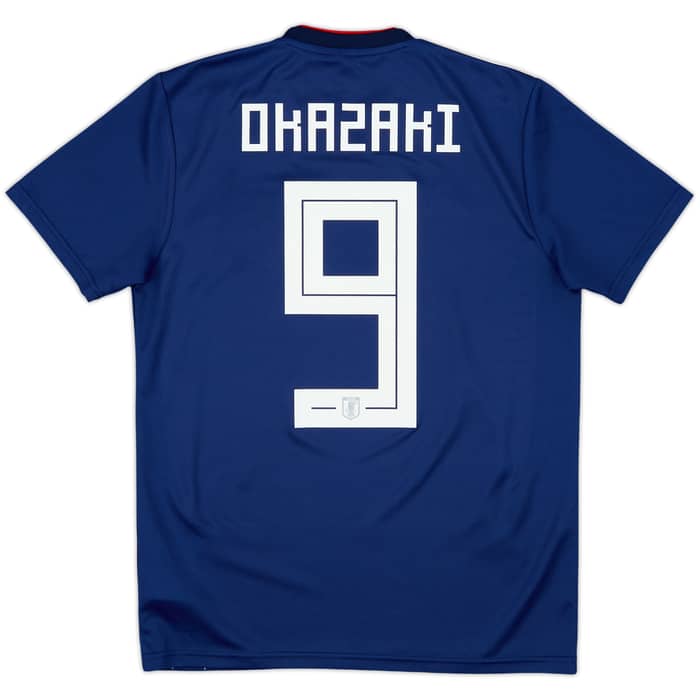 2018-19 Japan Home Shirt Okazaki #9 - 8/10 - (S)