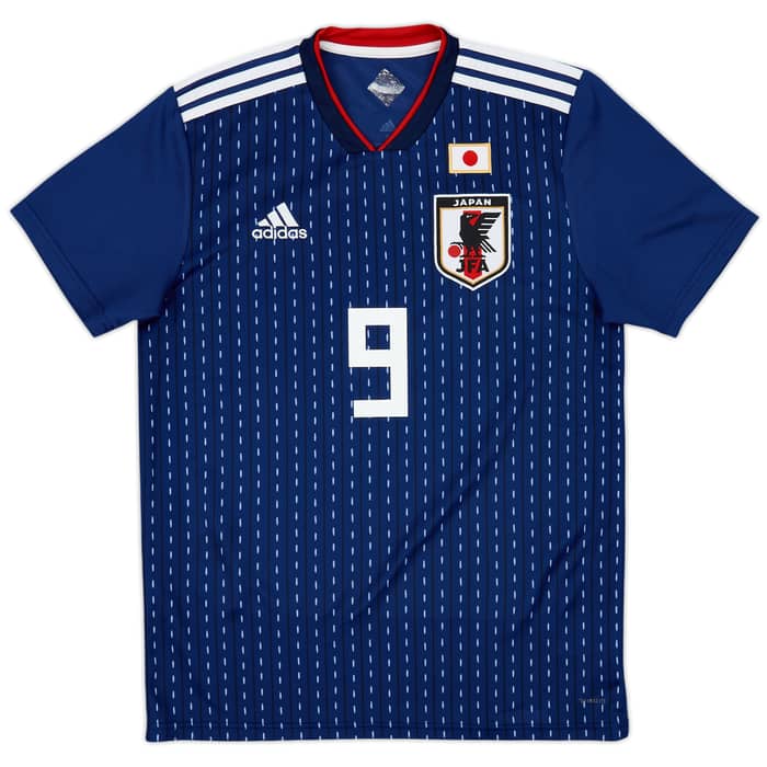 2018-19 Japan Home Shirt Okazaki #9 - 8/10 - (S)